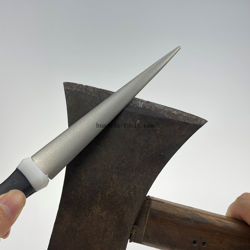 Plastic Handle Diamond Sharpener Stone for Knives
